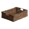 Woven Abaca Under The Bed Basket, Extra Large -Cleaning Essentials Sales woven abaca under the bed basket extra large
